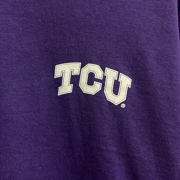 Russell Atlantic TCU Horned Frogs Long Sleeve Tee Unisex size Large (42-44) - Picture 4 of 7